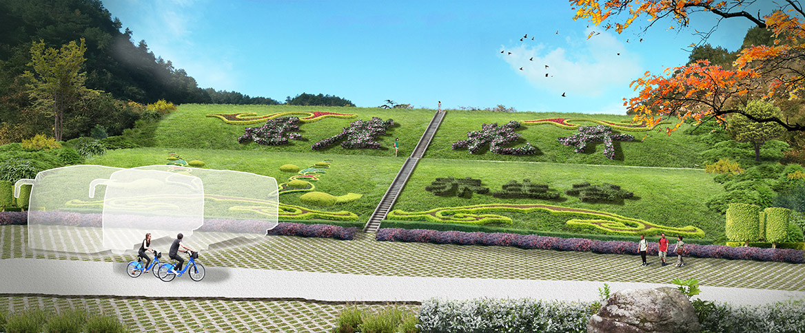 張家界懸崖花開(kāi)養(yǎng)生谷總體規(guī)劃設(shè)計(jì)改造后入口