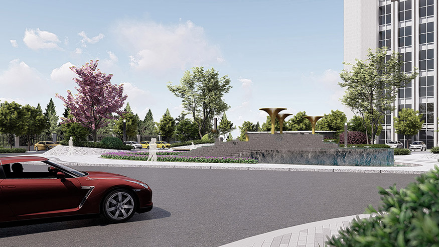 智能產(chǎn)業(yè)園景觀設(shè)計(jì)