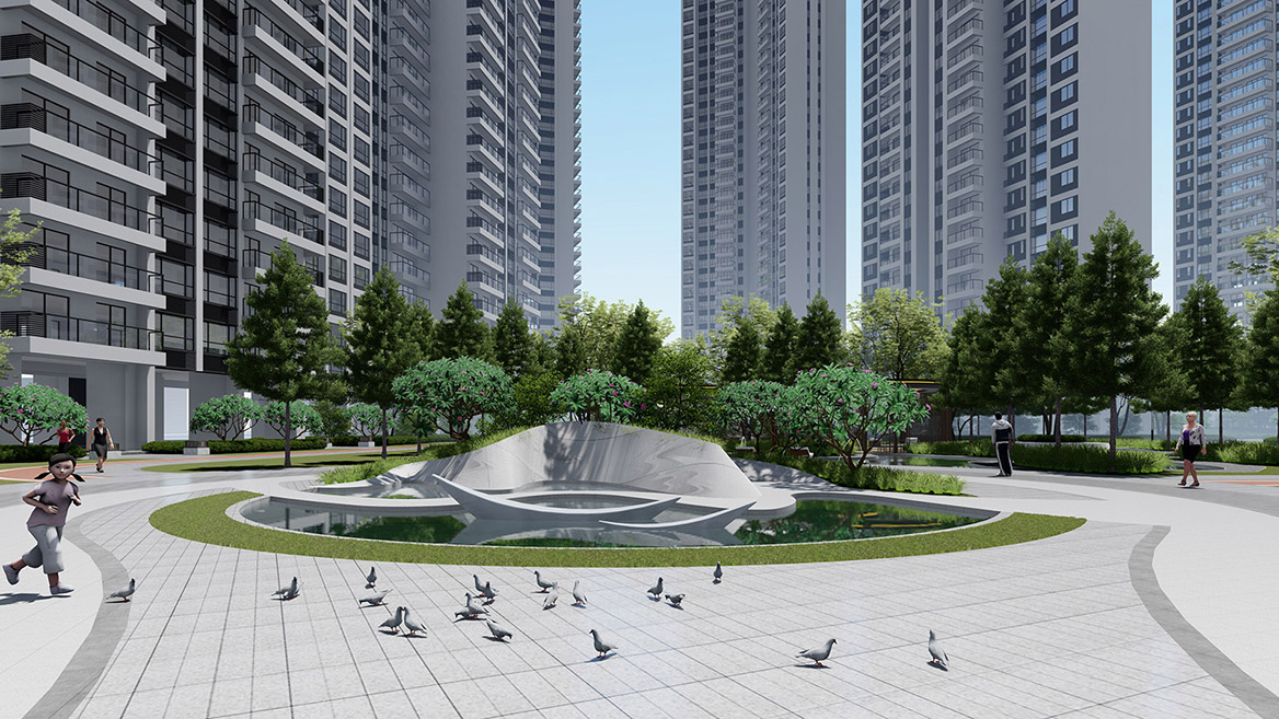 小區(qū)景觀植物設計